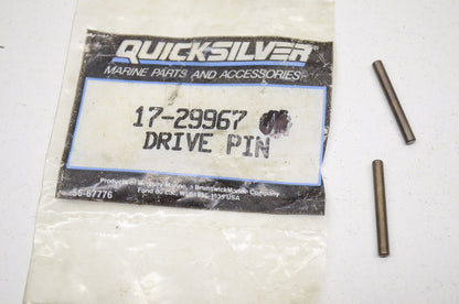 New OEM Quicksilver Mercury Drive Pins QTY 2 NOS