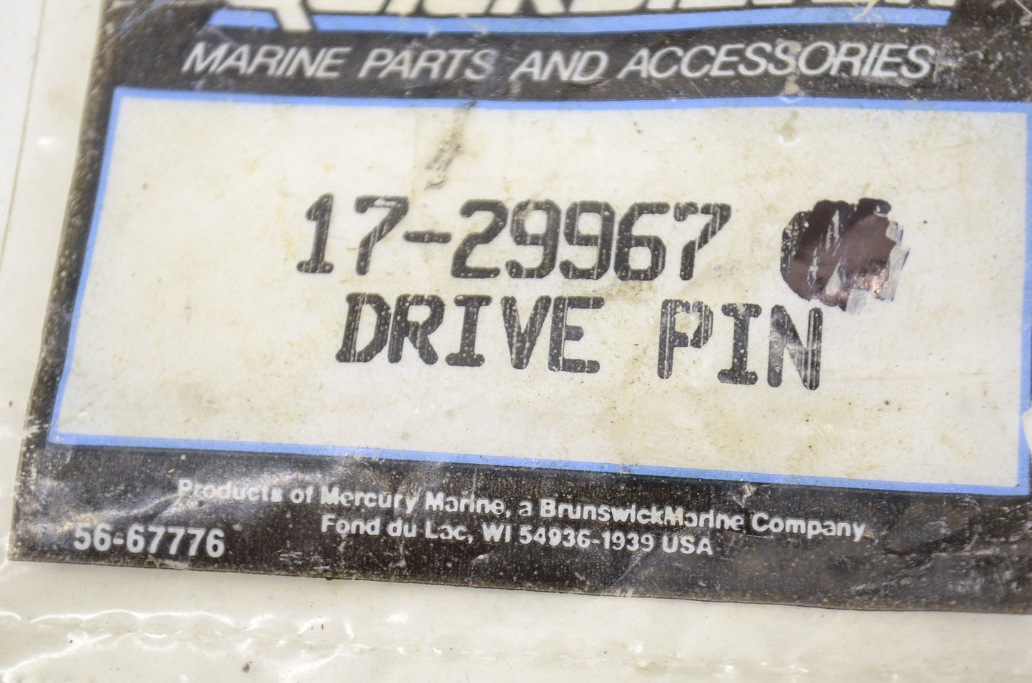 New OEM Quicksilver Mercury Drive Pins QTY 2 NOS