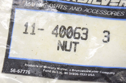 New OEM Quicksilver Mercury Nut NOS