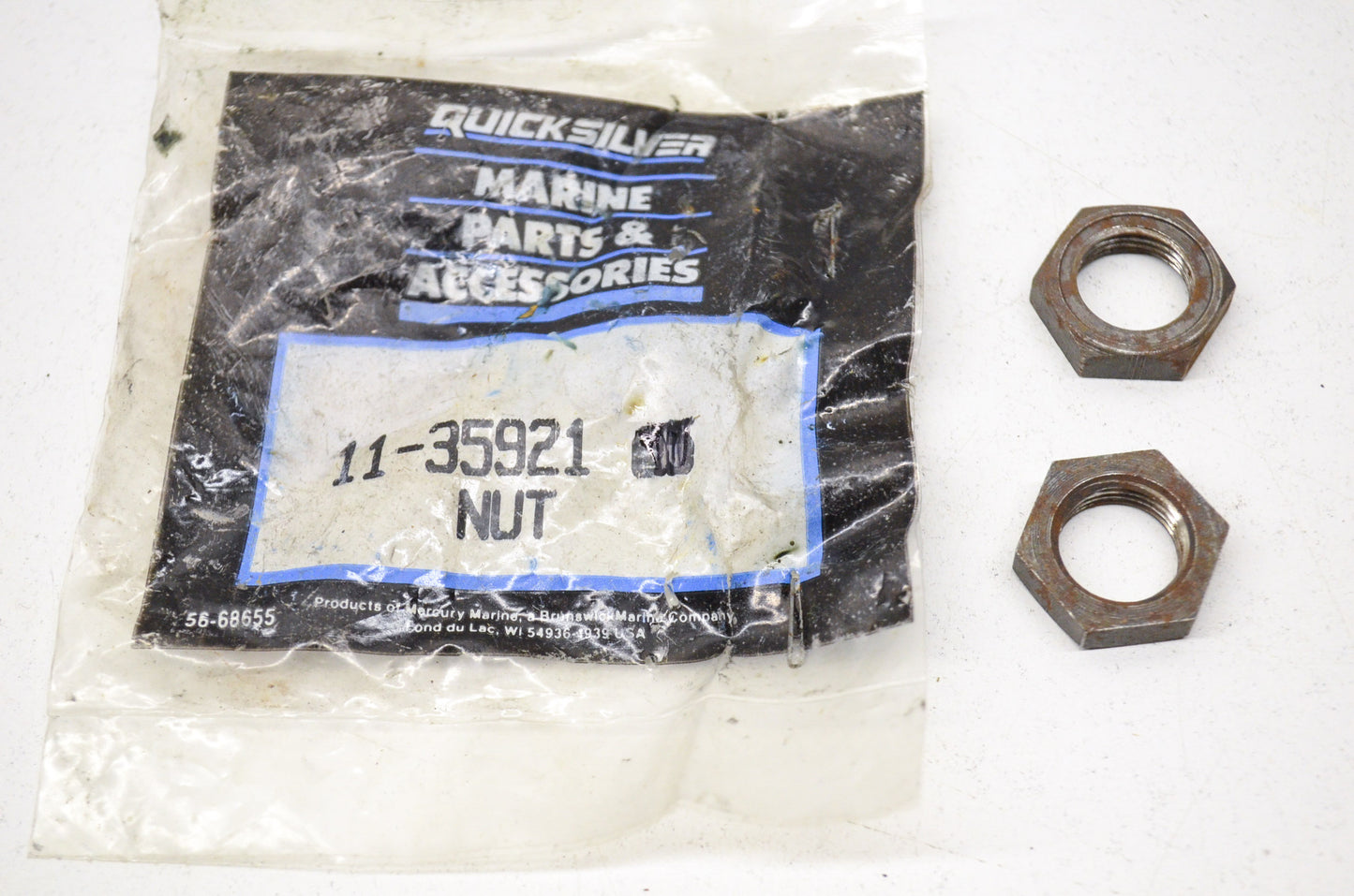 Mercury Nuts Qty 2 NOS