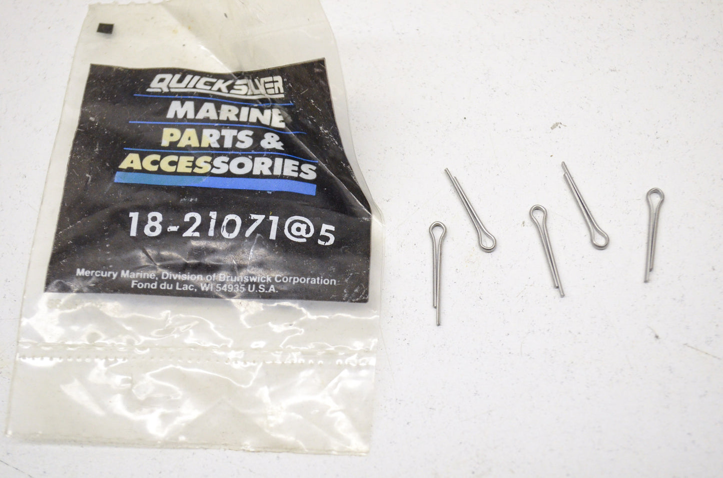 Quicksilver 18-21071 Mercury Cotter Pins Qty 5 NOS