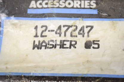 Quicksilver 12-47247 Mercury Washers Qty 5 NOS