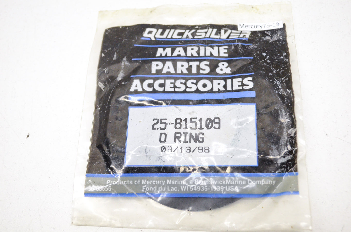 New OEM Quicksilver Mercury Fuel Tank Seal O Ring NOS