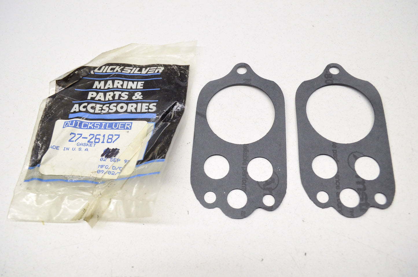 New OEM Quicksilver Mercury Gaskets QTY 2 NOS