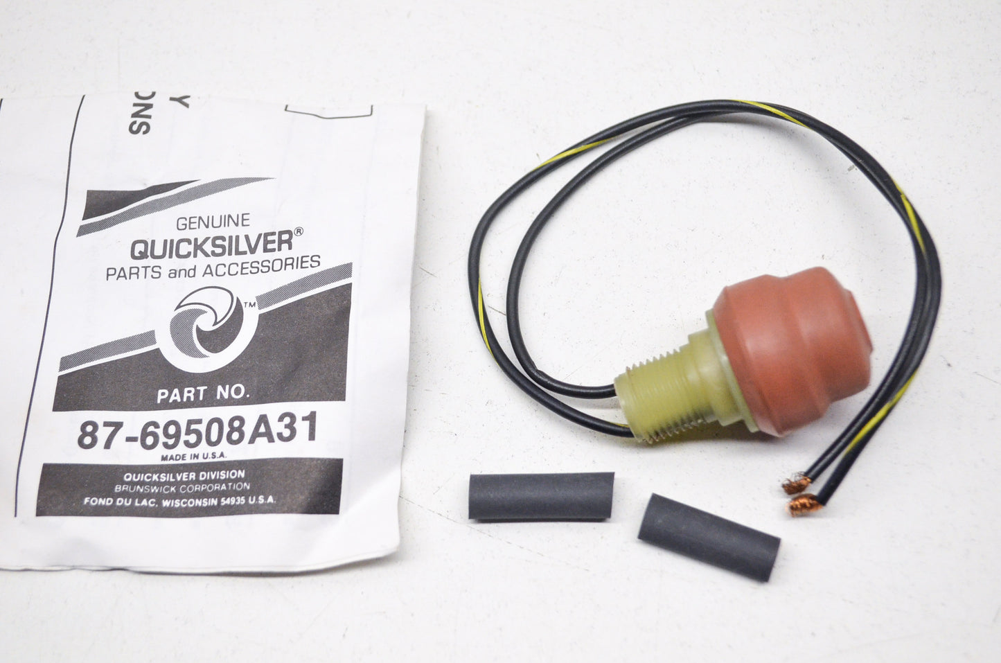New OEM Quicksilver Mercury Stop Switch Assembly Missing Pieces NOS