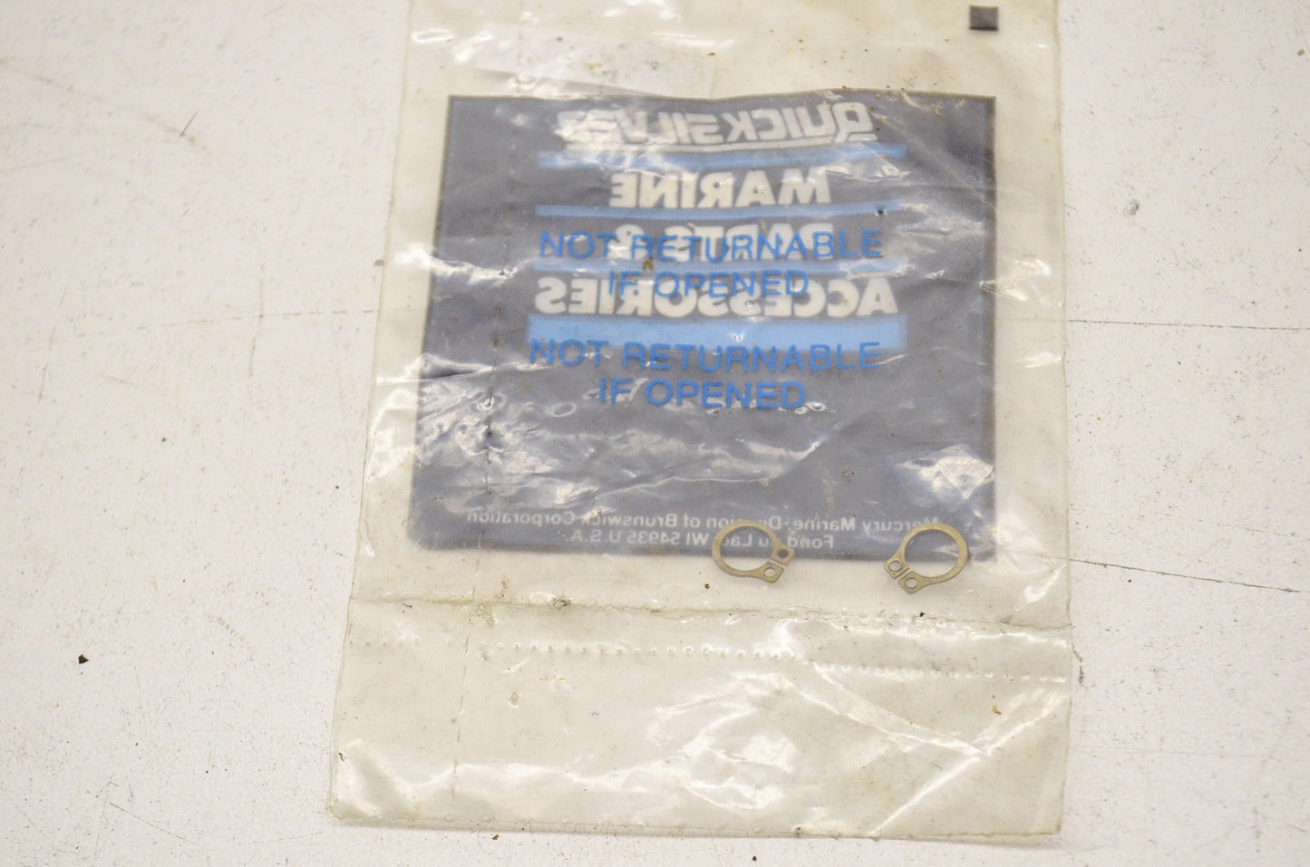 New OEM Quicksilver Mercury Retaining Ring Set NOS