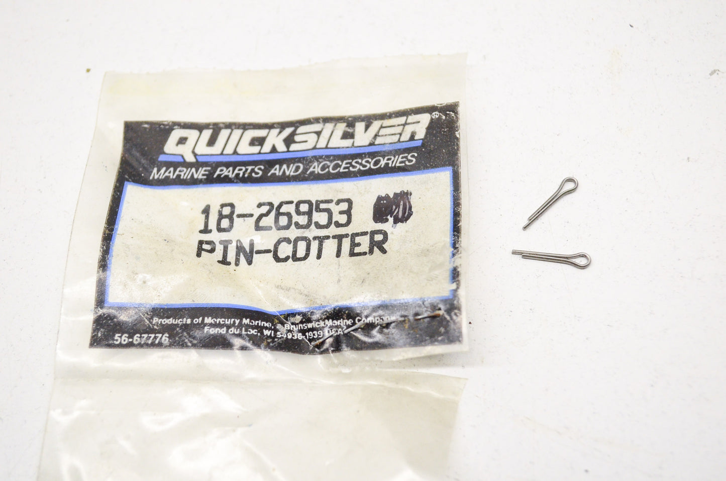 New OEM Quicksilver Mercury Cotter Pins QTY 2 NOS