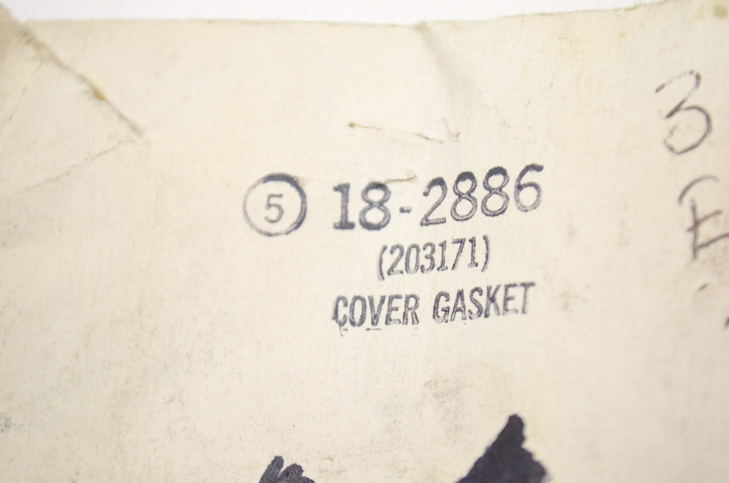 New Sierra Cover Plate Gasket NOS