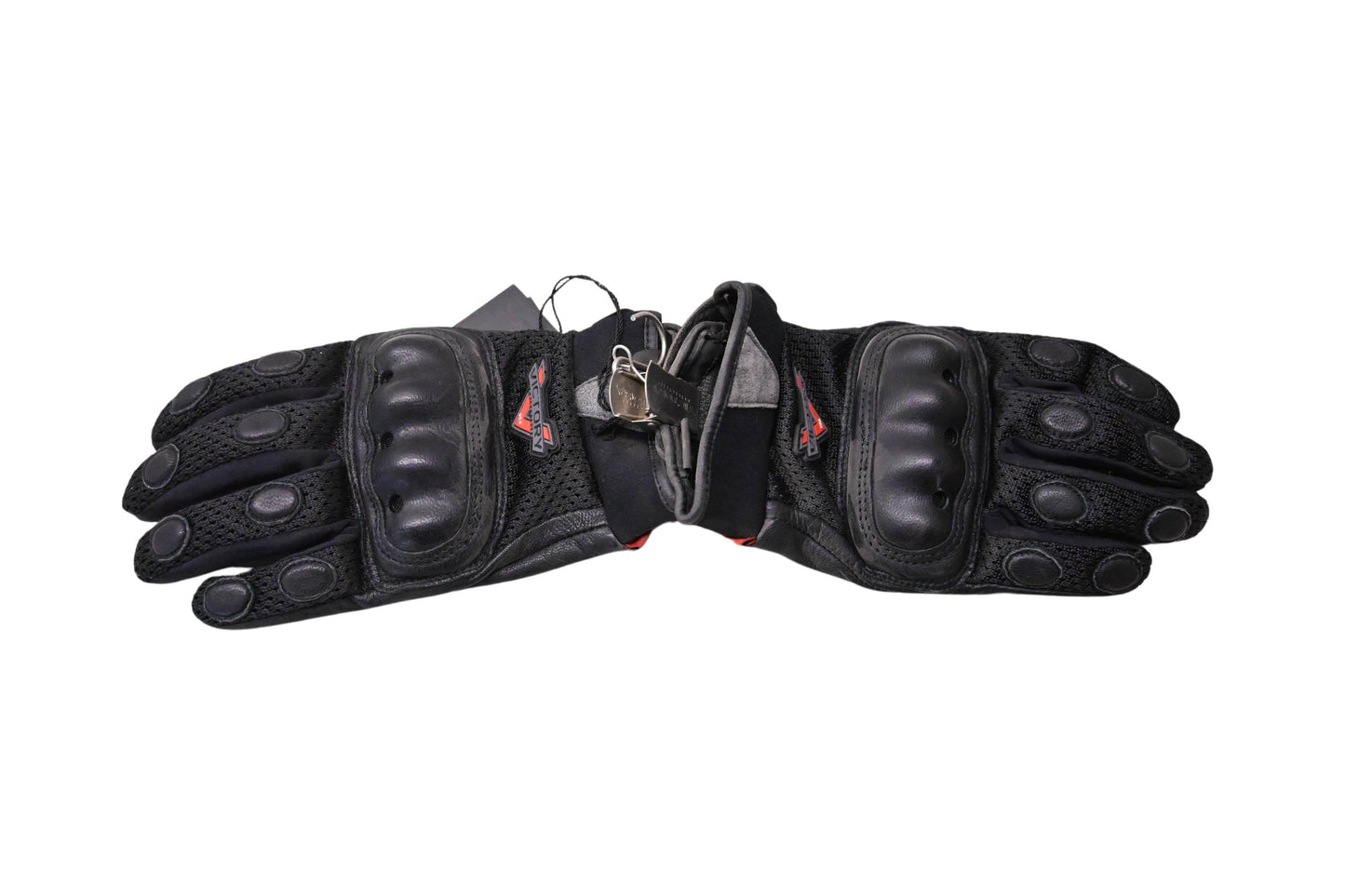 New OEM Victory 286322903 Black Brand Medina Mesh Gloves NOS