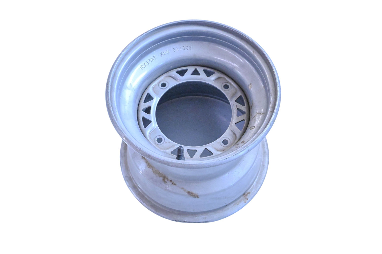 New OEM Polaris 2A18C9 10x8.5AT KMM Grey Wheel Rim NOS