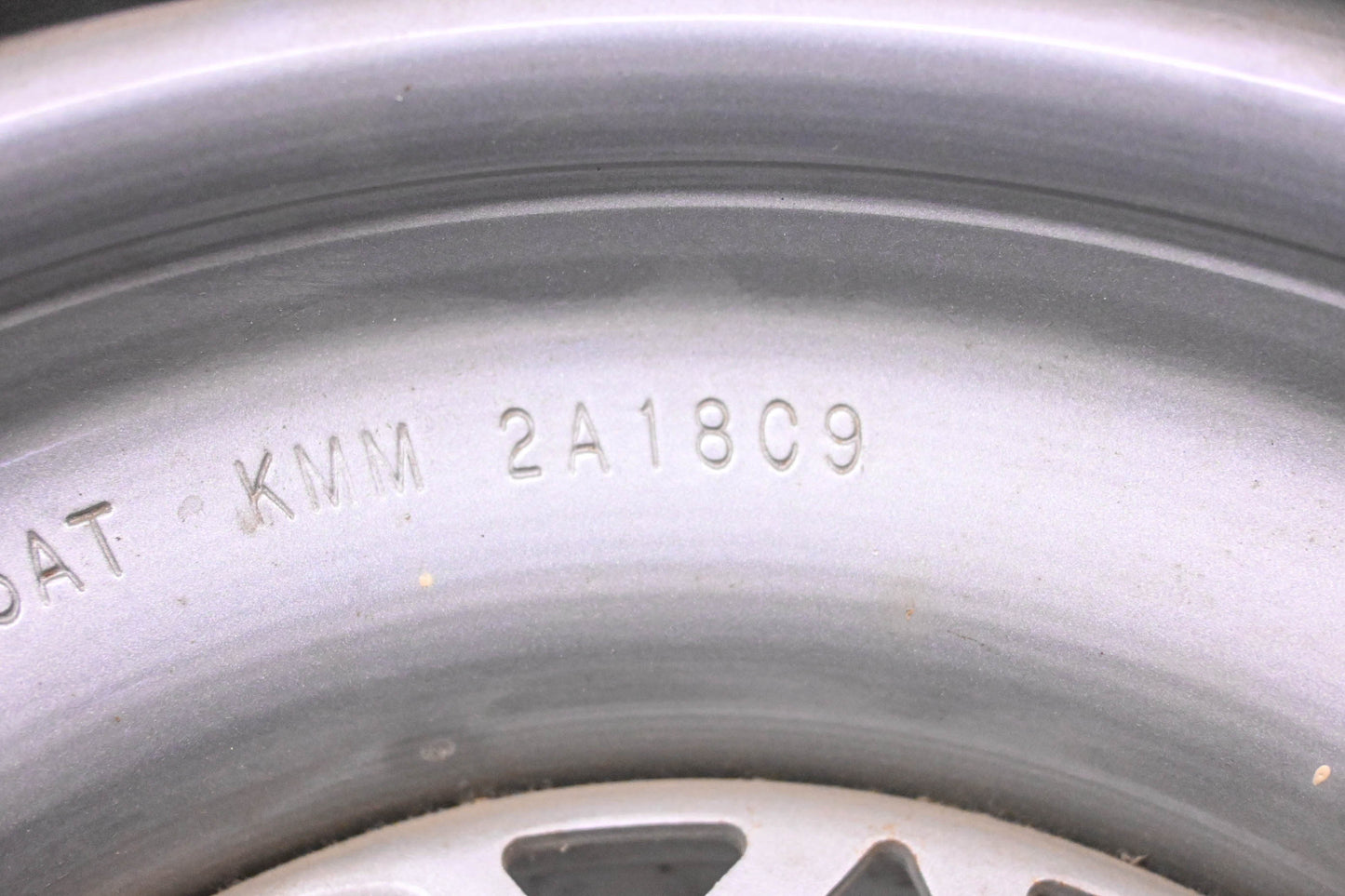 New OEM Polaris 2A18C9 10x8.5AT KMM Grey Wheel Rim NOS