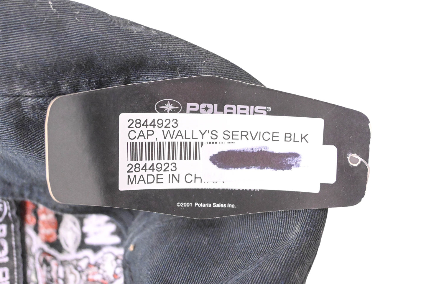 New OEM Polaris 2844923 Black Wally's Service Cap NOS