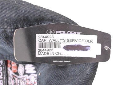 New OEM Polaris 2844923 Black Wally's Service Cap NOS