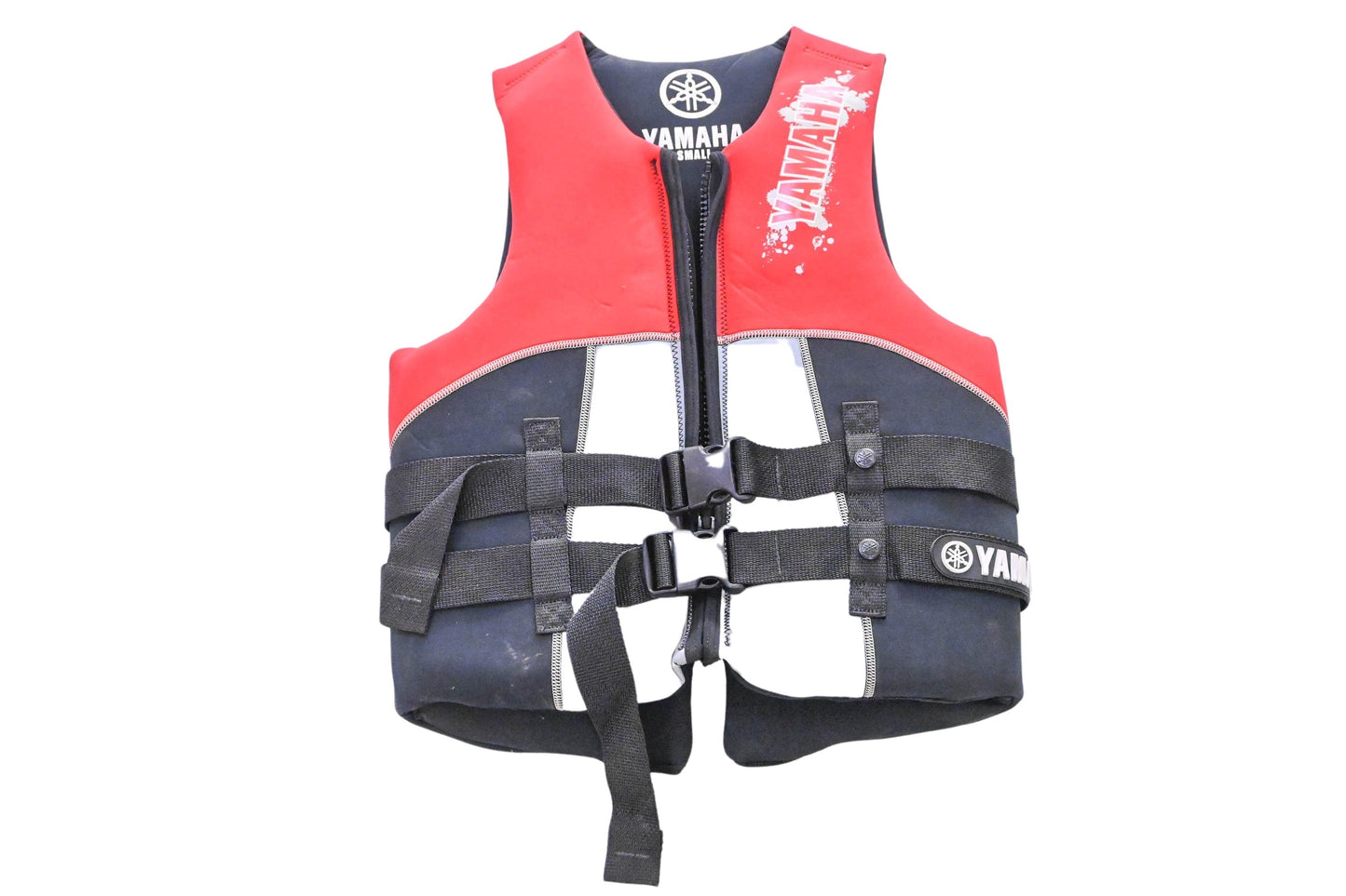 New OEM Yamaha MAR-07VNE-RD-SM Red Men's Life Jacket Size S NOS