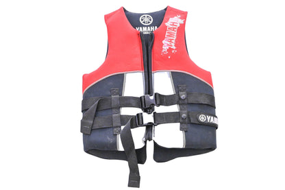 New OEM Yamaha MAR-07VNE-RD-SM Red Men's Life Jacket Size S NOS