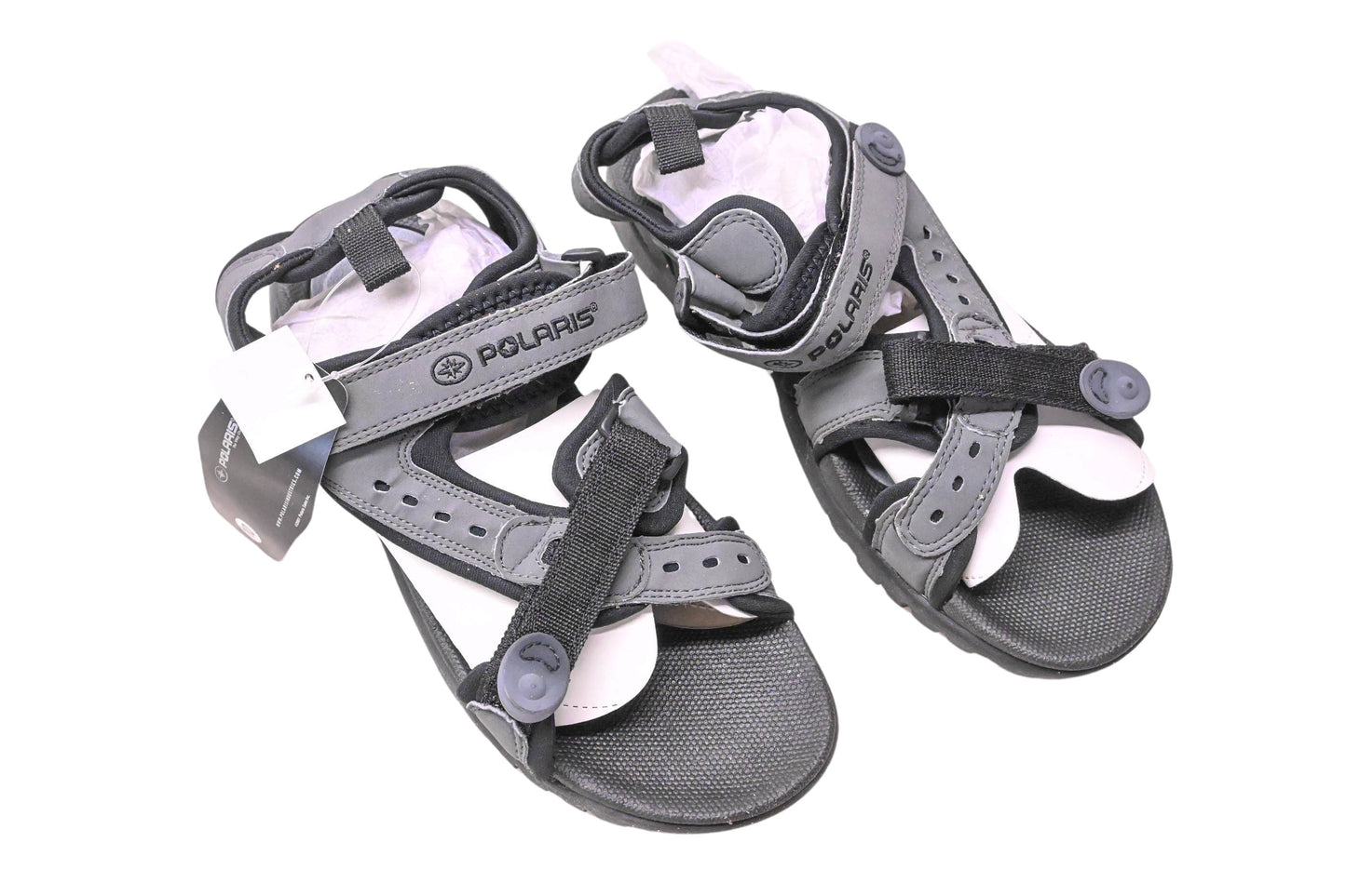 New OEM Polaris 2843800010 Grey Sandals Size 10 NOS