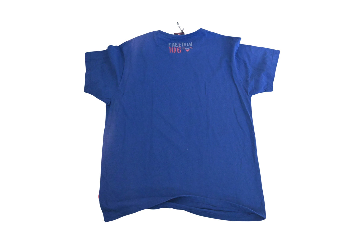New OEM Victory 286357509 Blue Men's Modern Freedom Stencil Tee Size XL NOS
