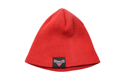 New OEM Victory 2863272 Red Rib Knit Brand Beanie NOS