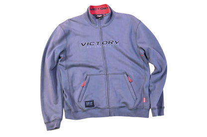 New OEM Victory AB504-43 Grey/Red Brand Sweatshirt Size L NOS
