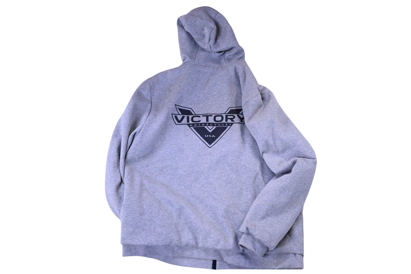 New OEM Victory 286378209 Grey Men's Reversible Hoodie Size L NOS