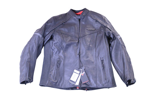 New OEM Victory 286361509 Black Women's Leather Canyon Jacket Size XL NOS