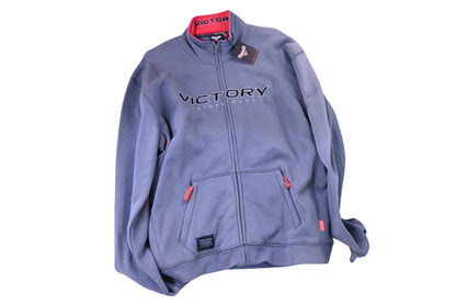 New OEM Victory 286378012 Grey/Red Men's Brand Midway Sweatshirt Size 2XL NOS
