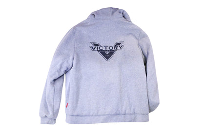 New OEM Victory 286378206 Grey Men's Reversible Hoodie Size L NOS