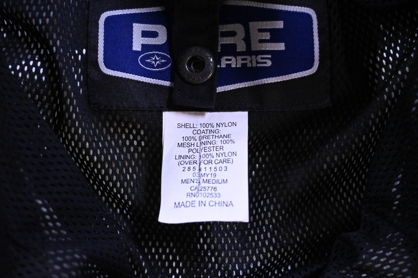 New OEM Polaris 285311503 Blue/Charcoal Men's Mountaineer Jacket Size M NOS