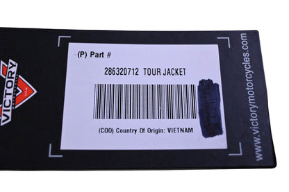 New OEM Polaris 286320712 Black Tour Jacket Size 2XL NOS