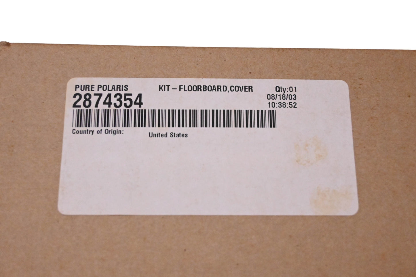 New OEM Polaris 2874354 Rear Chrome Floorboard Cover Kit NOS