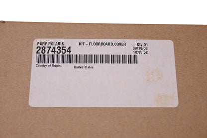 New OEM Polaris 2874354 Rear Chrome Floorboard Cover Kit NOS