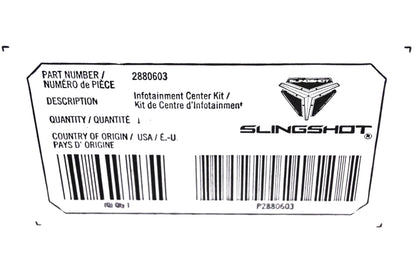 New OEM Polaris 2880603 Infotainment Center Kit NOS