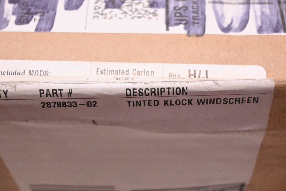 New OEM Victory 2878833-02 Klock Flare Windscreen Assembly Kit NOS