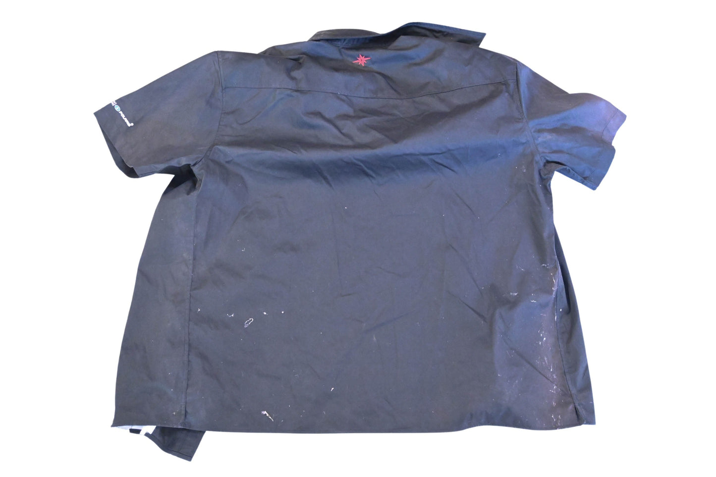 New OEM Polaris 286402512 Black Men's Striped Button-Up Size 2XL NOS