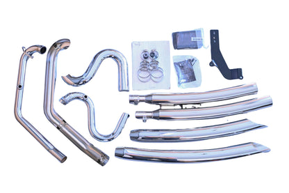 New OEM Polaris 2878998-156 Chrome Stage 1 X-Bow Exhaust Kit NOS