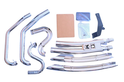 New OEM Polaris 2878998-156 Chrome Stage 1 X-Bow Exhaust Kit NOS