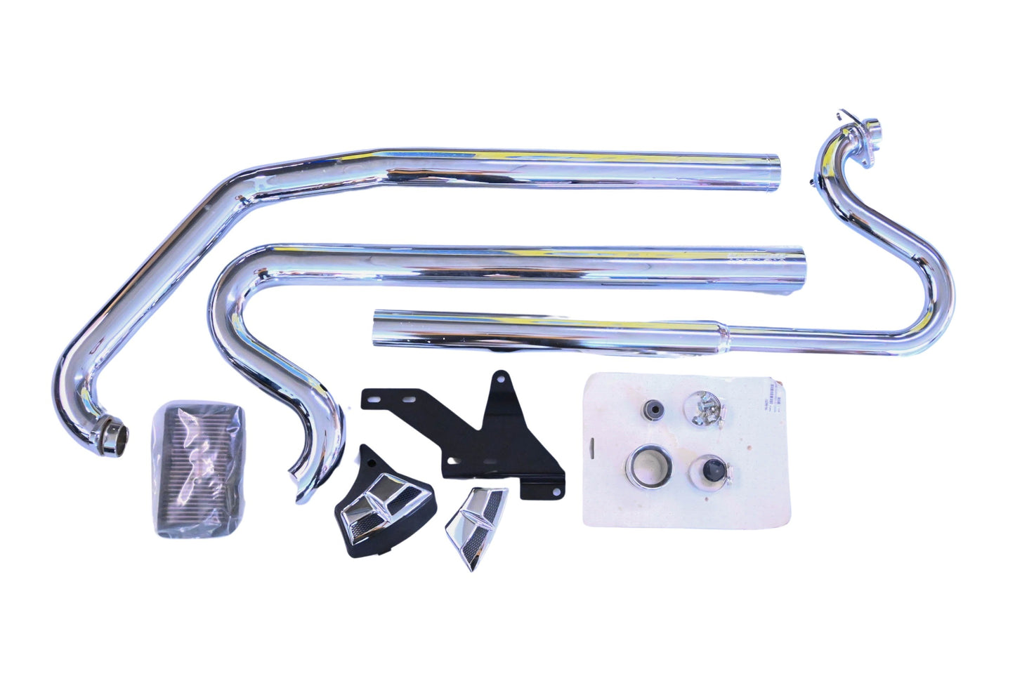 New OEM Polaris 2876304-156 Chrome Stage 1 Shotgun Exhaust Kit NOS