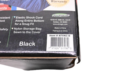 ATV Logic ATVKC-B Black Youth ATV Cover NOS