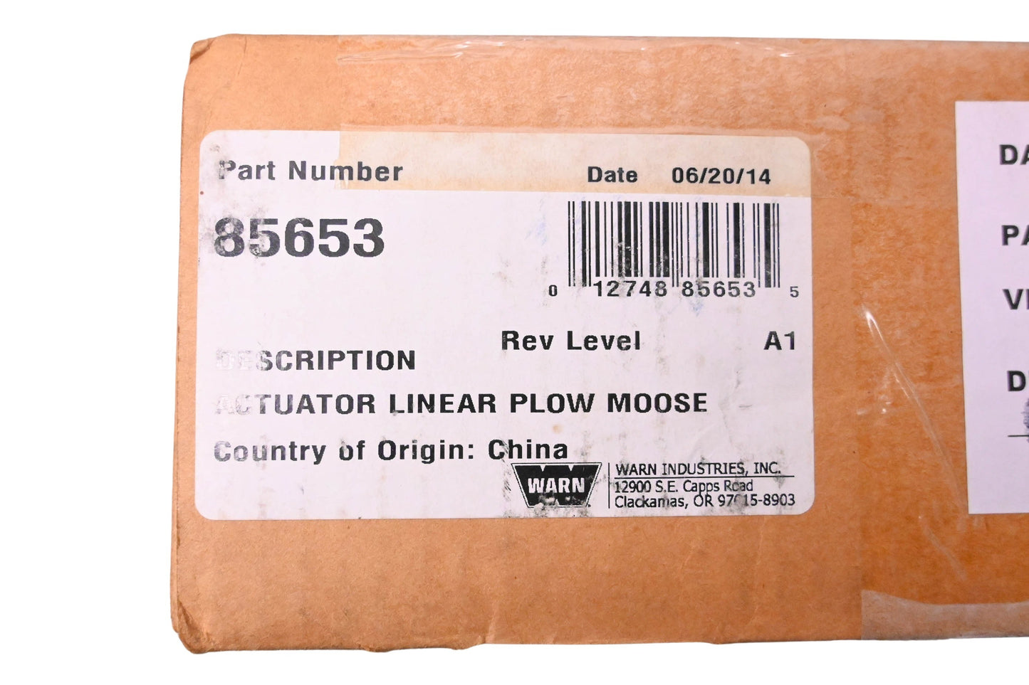 Moose Utilities 85653 Linear Plow Actuator NOS