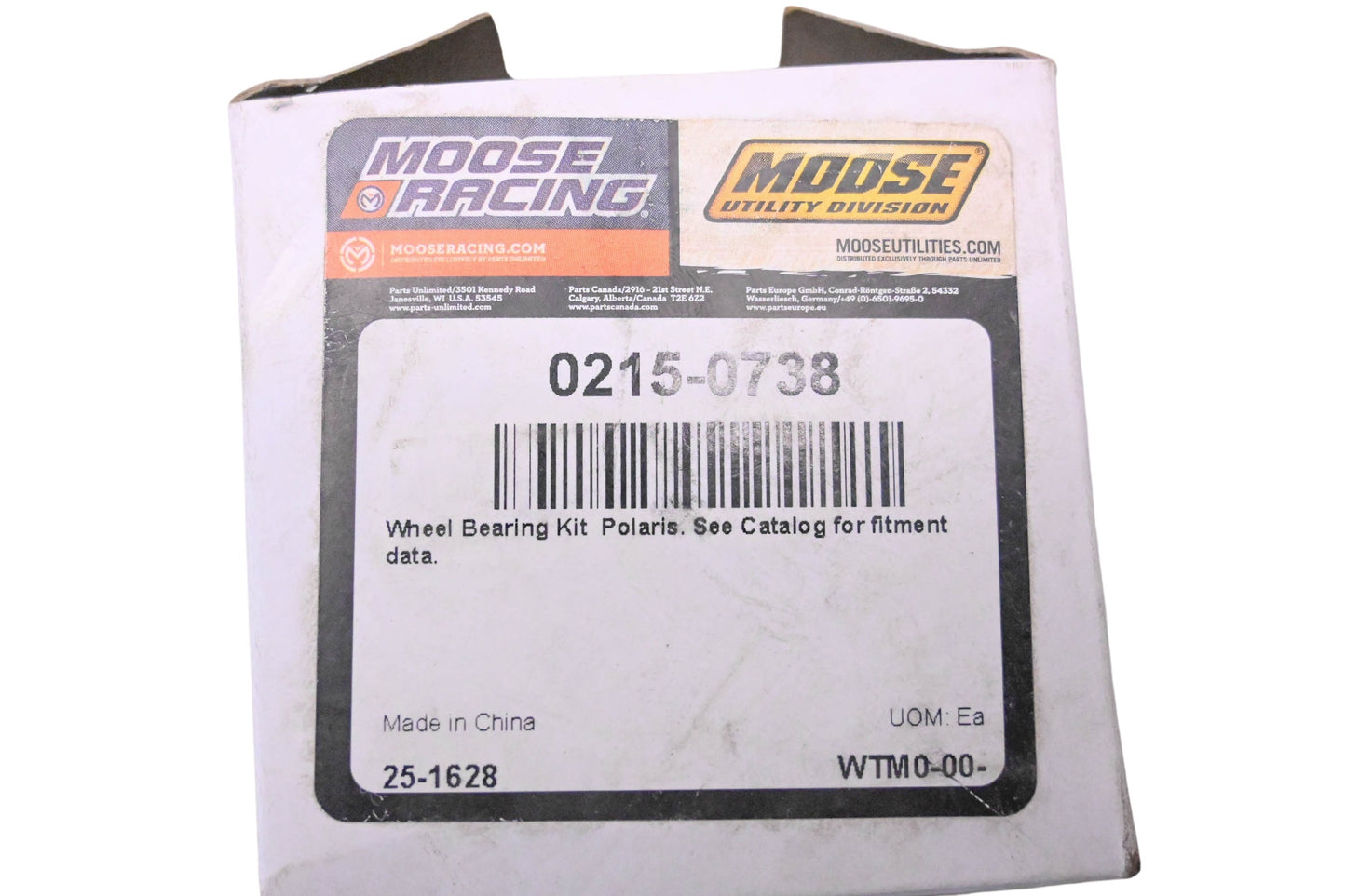 Moose Utilities 0215-0738 Wheel Bearing Kit NOS