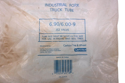 Carlisle 323830 6.90/6.00-9 Industrial Fork Truck Tube NOS