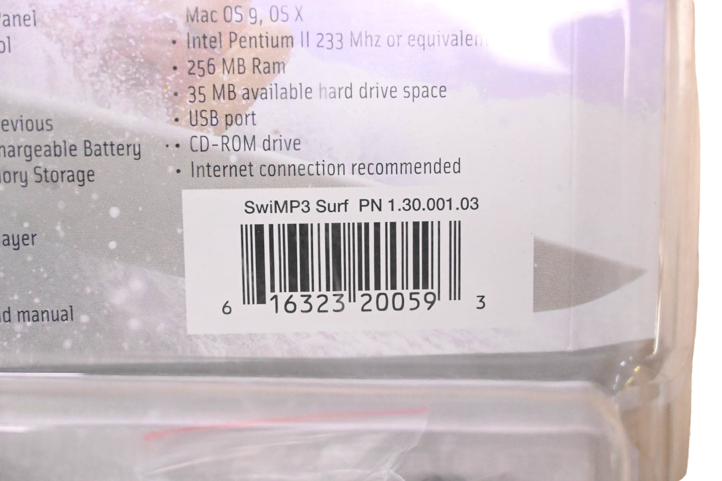 Finis 1.30.001.03 Waterproof MP3 Player Kit NOS