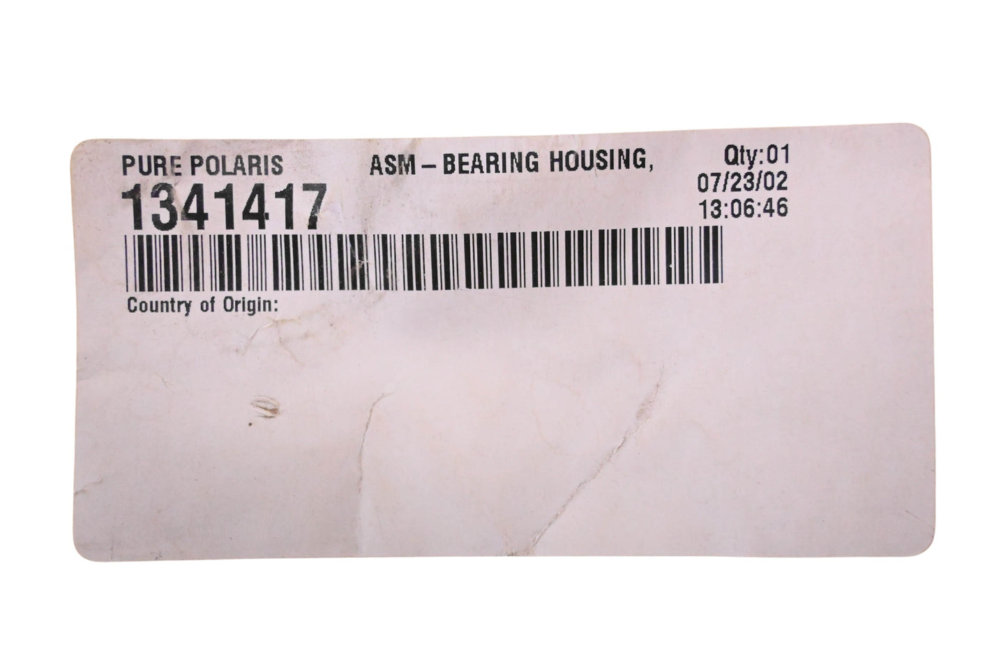 New OEM Polaris 1341417 Drive Shaft Bearing Housing NOS