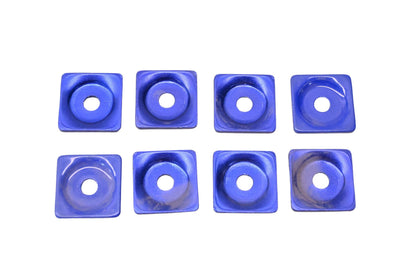 Woody's ASW2-3795 Blue Square Digger Plate Stud Support Plates Qty 8 NOS