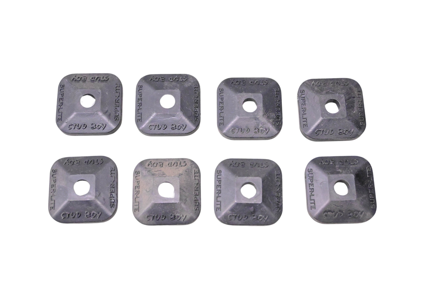 Stud Boy 2462-P1-BLK Black Backing Plates Qty 8 NOS