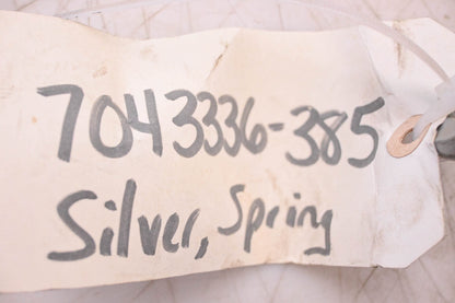 New OEM Polaris 7043336-385 Silver Compression Spring NOS