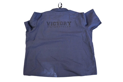 New OEM Victory 286215315 Charcoal Men's Brand Pit Shirt Size 4XL NOS