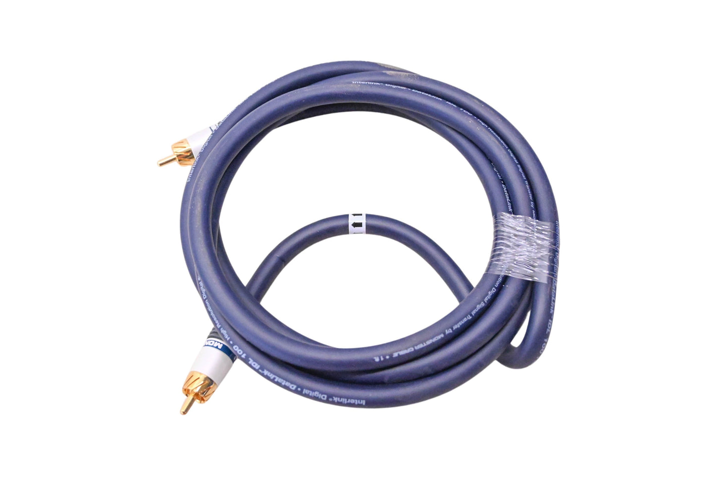 Monster Cable IDL100-2M, 109521-00 Interlink Datalink 100 6.6' Digital Coaxial Cable Assembly NOS