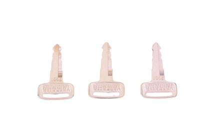 New OEM Yamaha J17-82511-20-00 Golf Cart Replacement Keys Qty 3 NOS