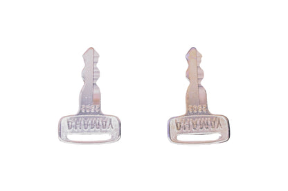 New OEM Yamaha J44-82511-00-00 Golf Cart Replacement Keys Qty 2 NOS